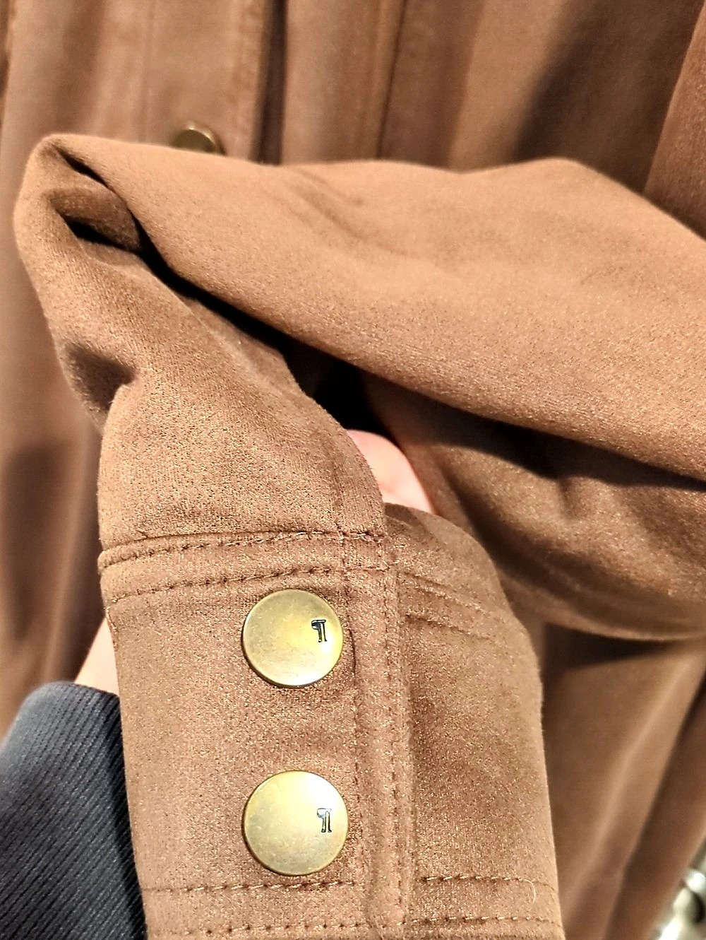 Anthropologie Snap Button Jacket Shacket - Picture 3 of 4